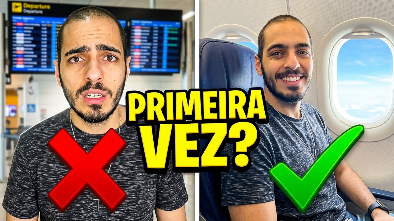 Primeira Vez de Avião O que Fazer | Guia Completo com um passo a passo para o seu primeiro voo!